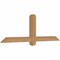 Ekena Millwork Eugene Smooth Timber Gable Bracket, Western Red Cedar, 60"W x 20"H x 3 1/2"D x 3 1/2"F, 8/12 Pitch GBW060X20X0404EUG00SWR - alternate 3